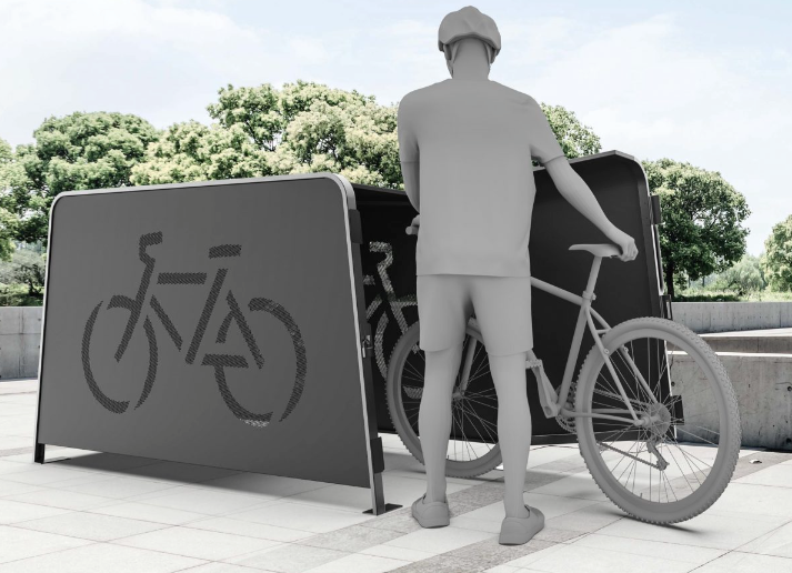 Fahrradgarage Garten